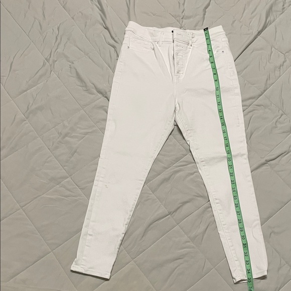 Express Cream Button-Fly Pants - Picture 5 of 6